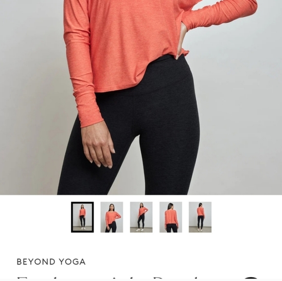 Beyond Yoga Tops - NWT 🧘Beyond Yoga Featherweight Daydreamer LS Shirt